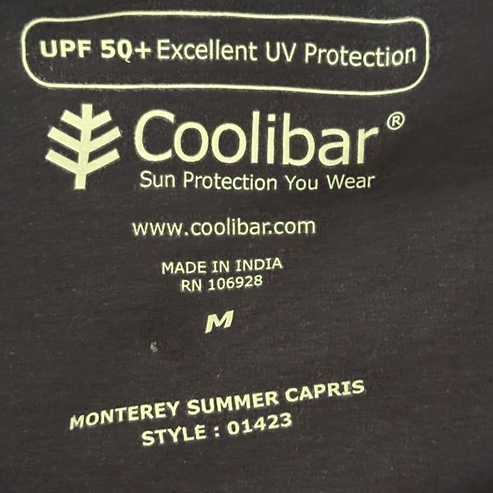 Coolibar Navy Capri Leggings - Picture 8 of 10